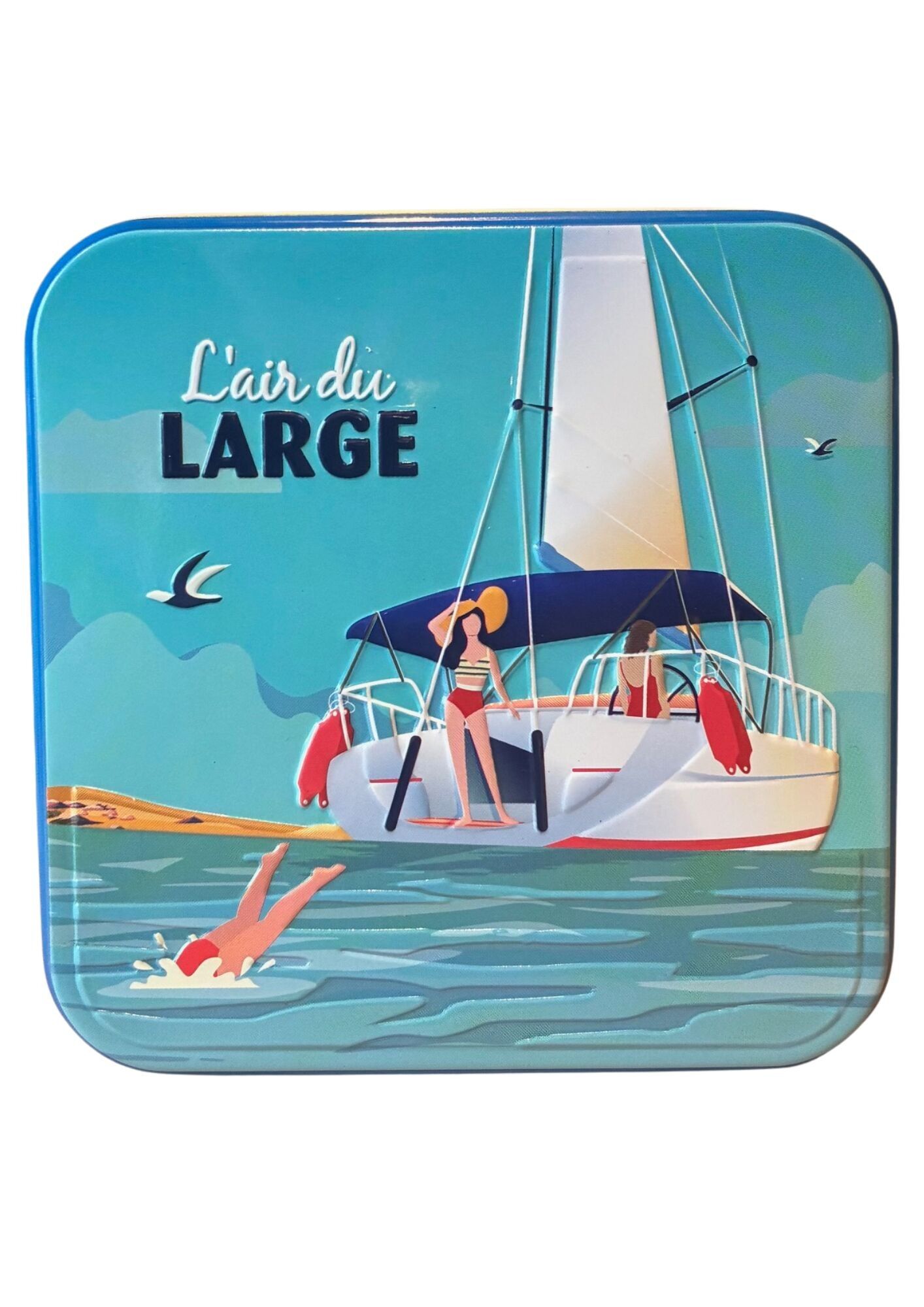 85g Metal Tin - Assorted Plain Cookies/Pastles - LARGE