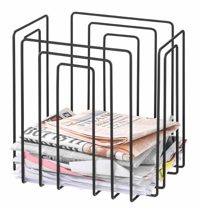 Zeitschriftenständer „Paper Collector“ – schwarz