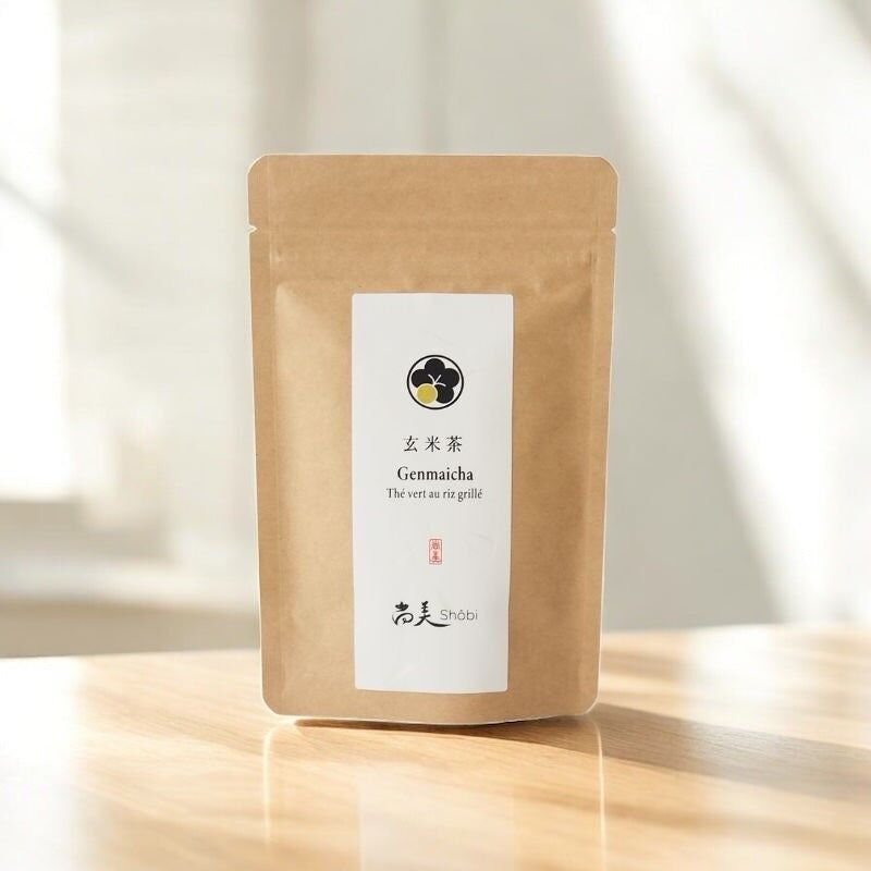 Traditional Genmaicha without matcha 40g - JAS organic green tea with roasted rice & without matcha