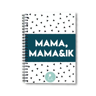Invulboek Mama & Ik - Menthe Stip