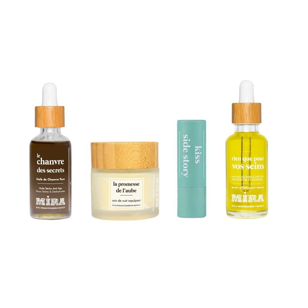 Bestseller-Geschenkset – reine Öle und Haut- und Körperpflege – Kosmetik – Ein Star wird geboren – reines Hanföl – Lippenbalsam – aufpolsternder Nachtbalsam – straffendes Brustserum