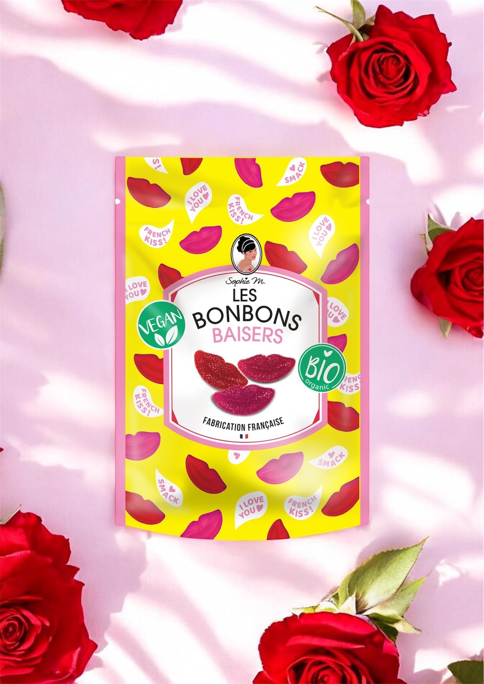Bonbons Bios et vegan, Les bonbons baisers
