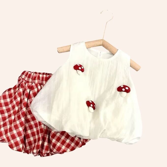 Conjunto Camryn Mushroom: Top y pantalón