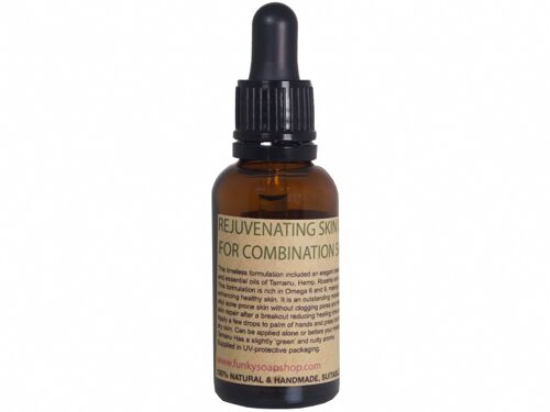 Rejuvenating Face Oil For Combination Skin, 100% Pure Tamanu & Hemp Oil