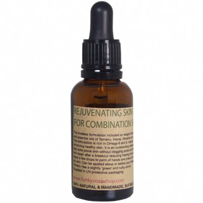 Rejuvenating Face Oil For Combination Skin, 100% Pure Tamanu & Hemp Oil
