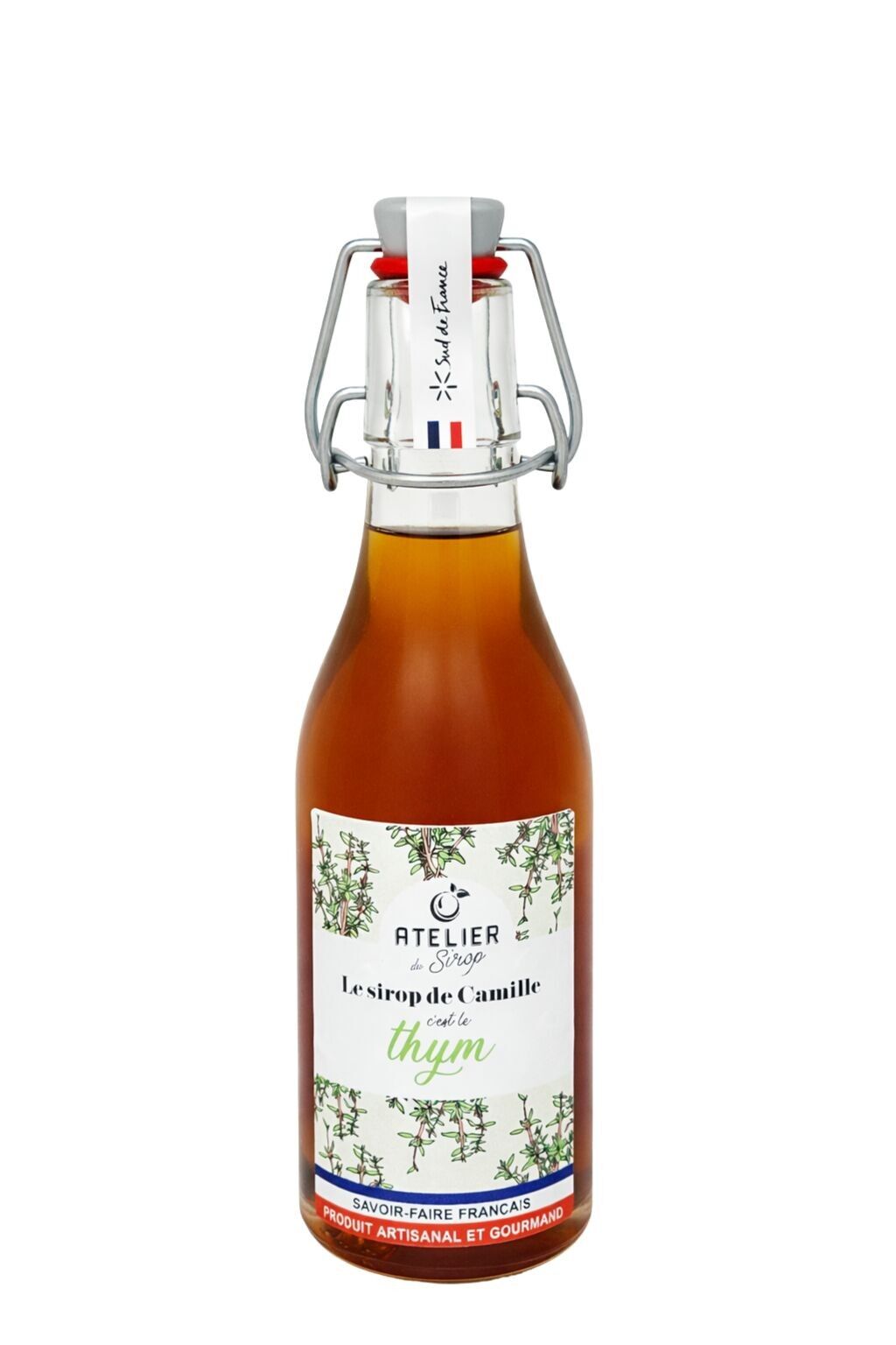 Artisanal Thyme Syrup 25 cl - Gold Medalist Hérault Gourmand