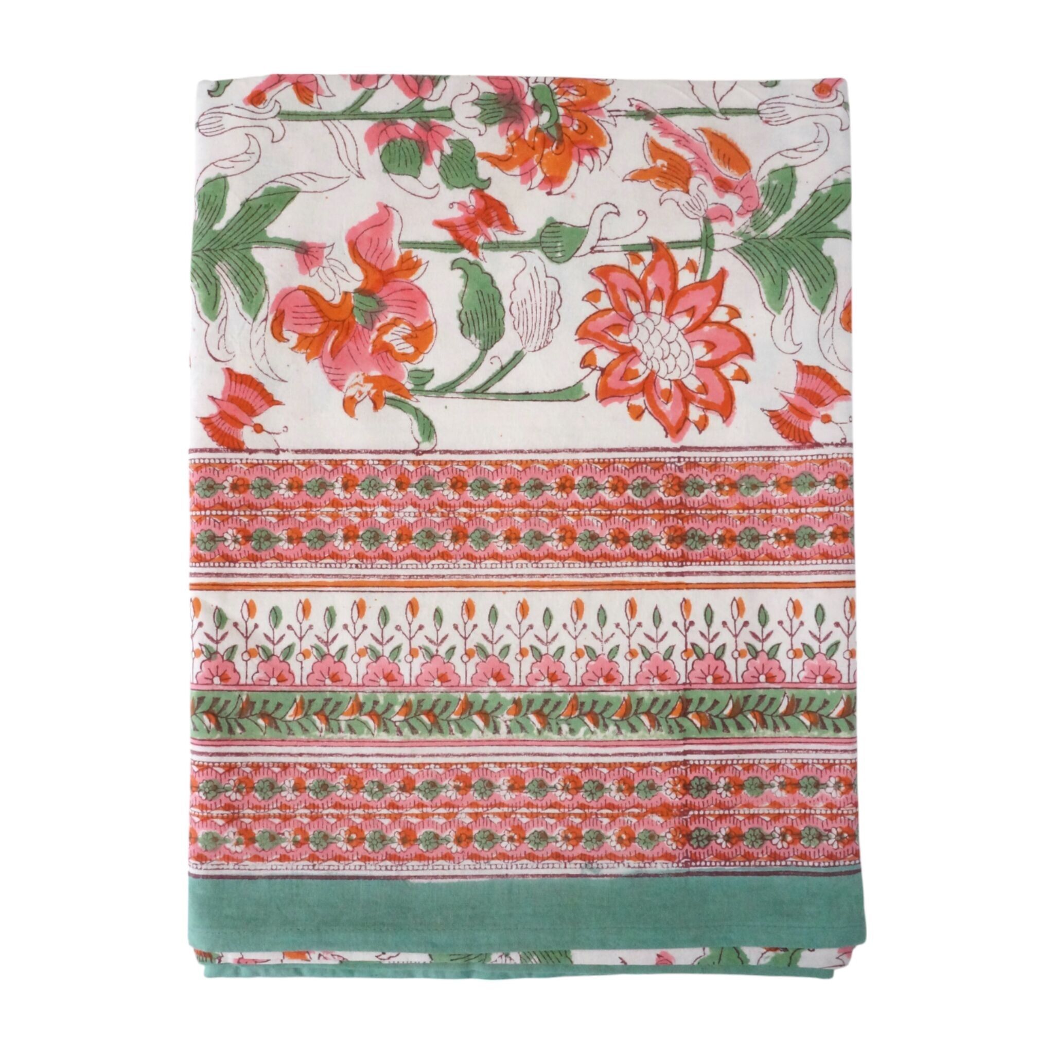 Rechteckige Tischdecke aus Baumwolle mit „Birdy blanc“-Aufdruck