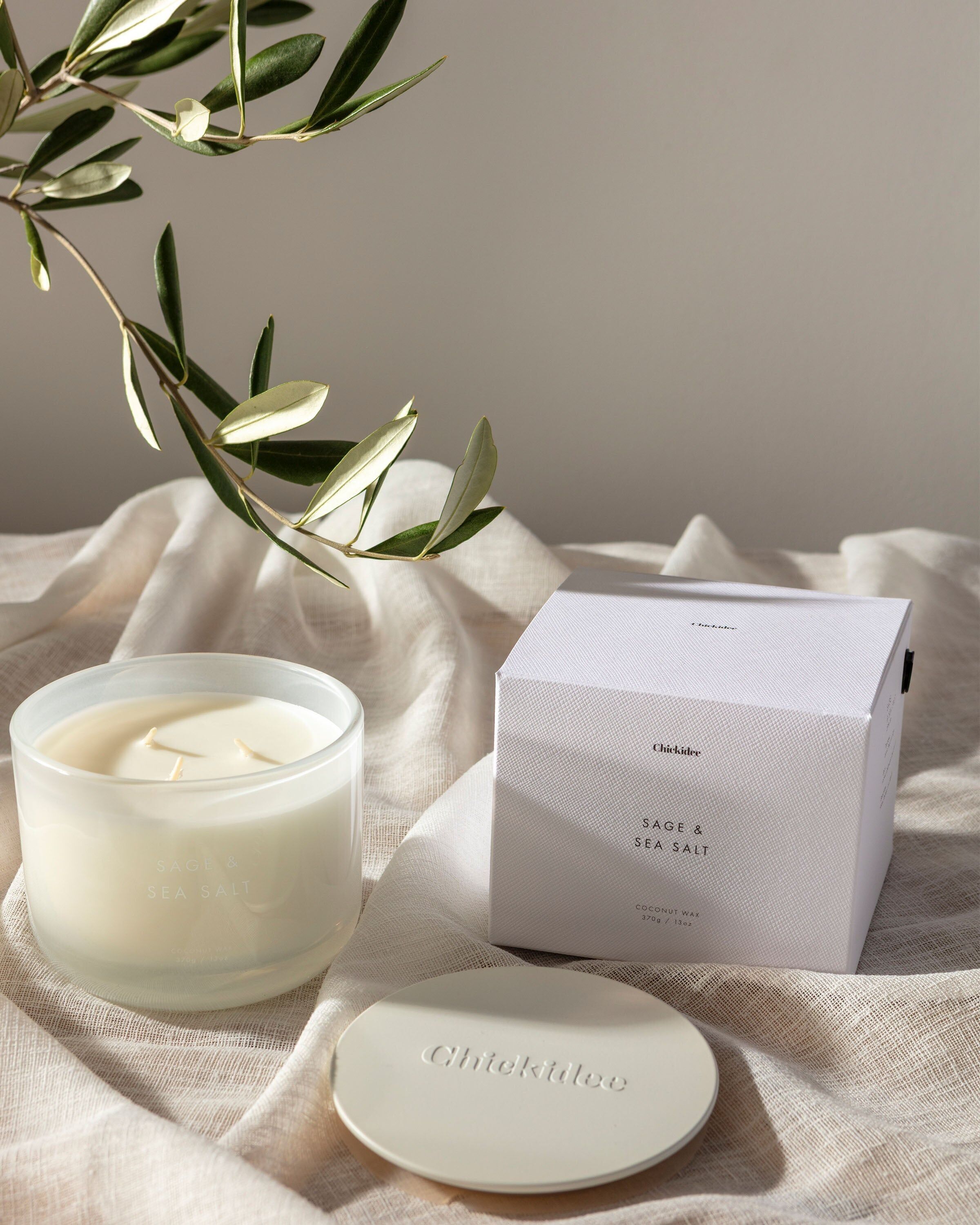 Sage & Sea Salt Neutral Core Candle Large