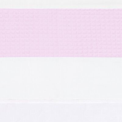 wieglaken Piqué roze 75x100