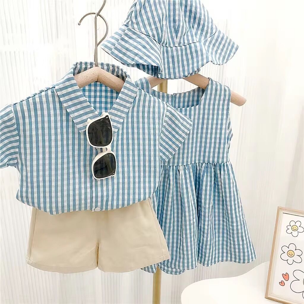 Vestido Kori + Sombrero / Conjunto Kori Niño - Camisa y Pantalones
