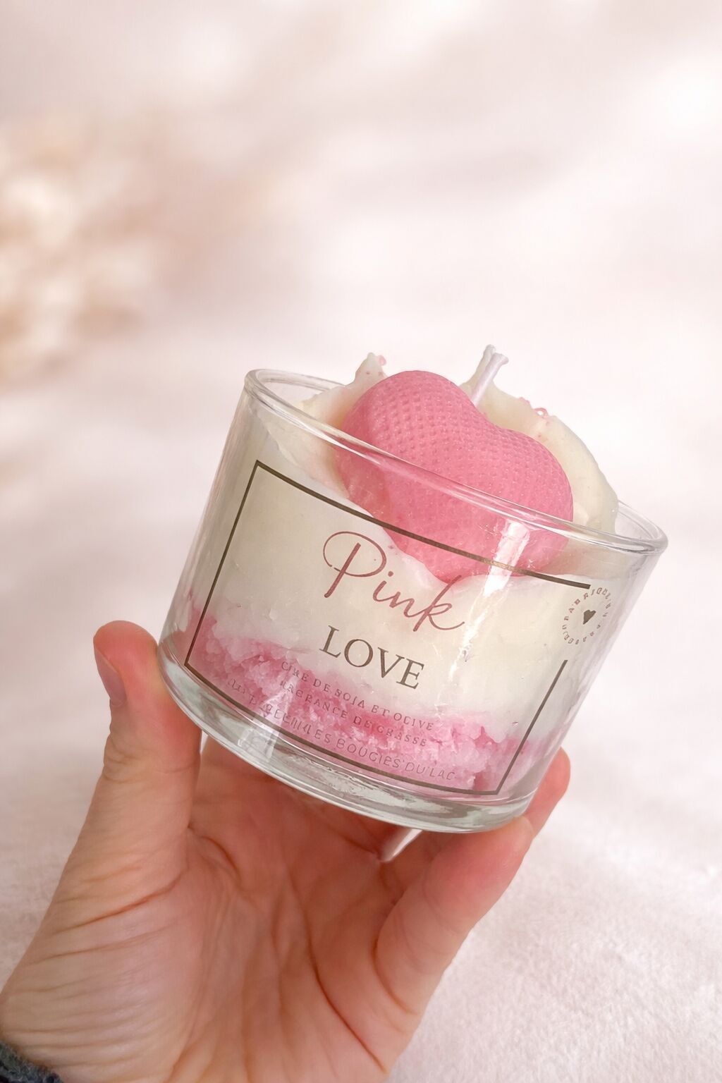 Buy wholesale GOURMET Pink Love Candle
