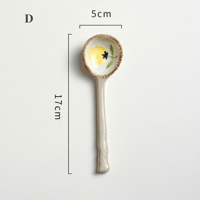 Japanese-Style Ceramic Soup Spoon | Tableware