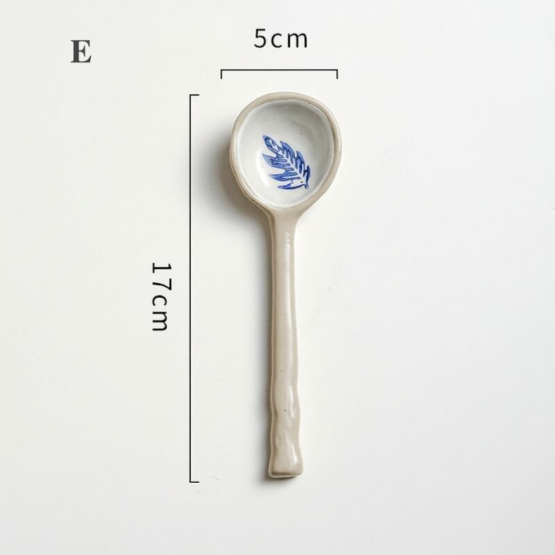 Japanese-Style Ceramic Soup Spoon | Tableware