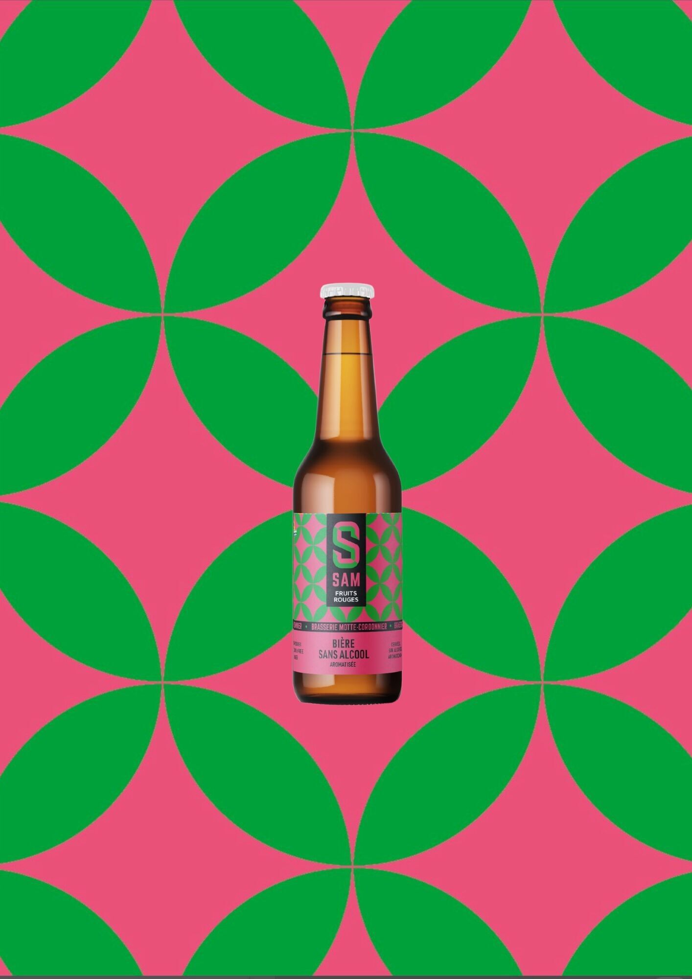 Bière SAM Fruits Rouges Sans Alcool 0°33cl