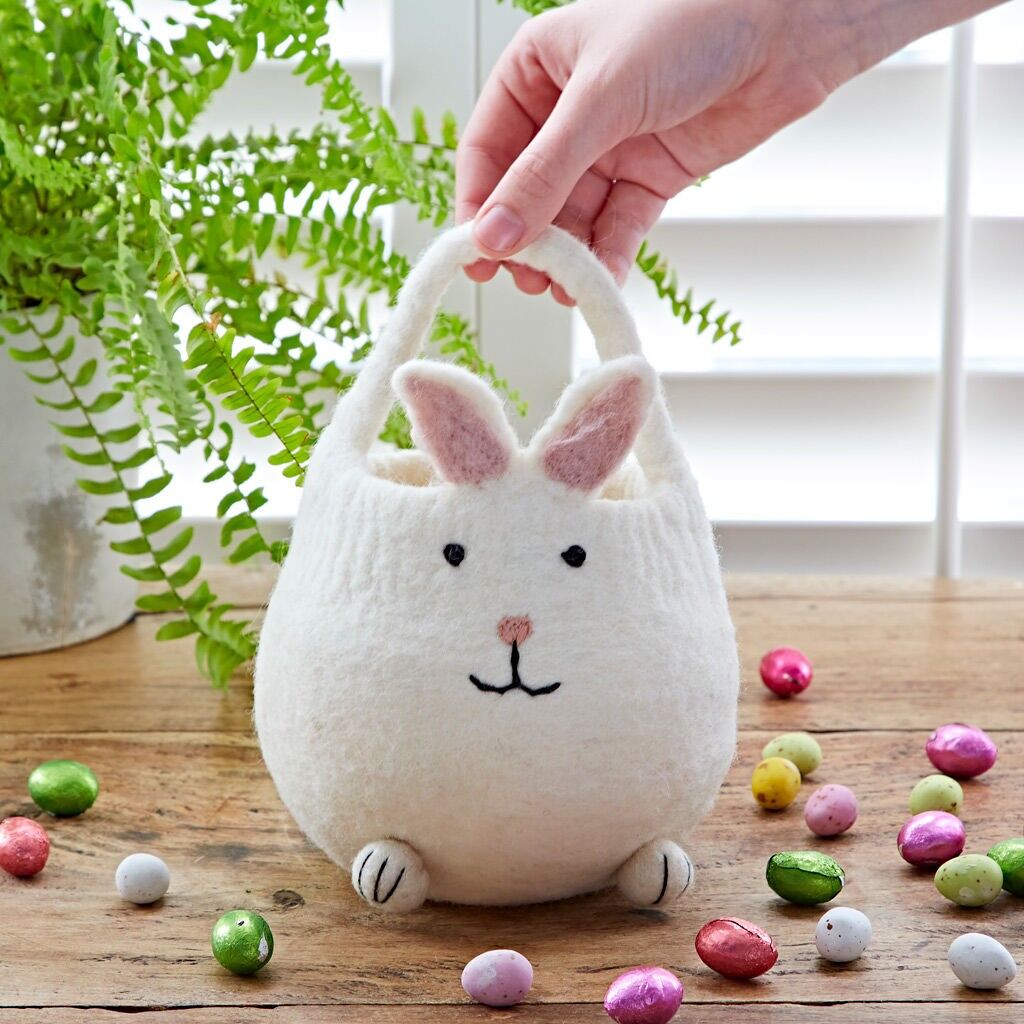 Felt Easter Mini Bunny Basket
