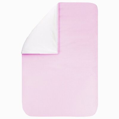 dekbedovertrek Piqué roze 60x80