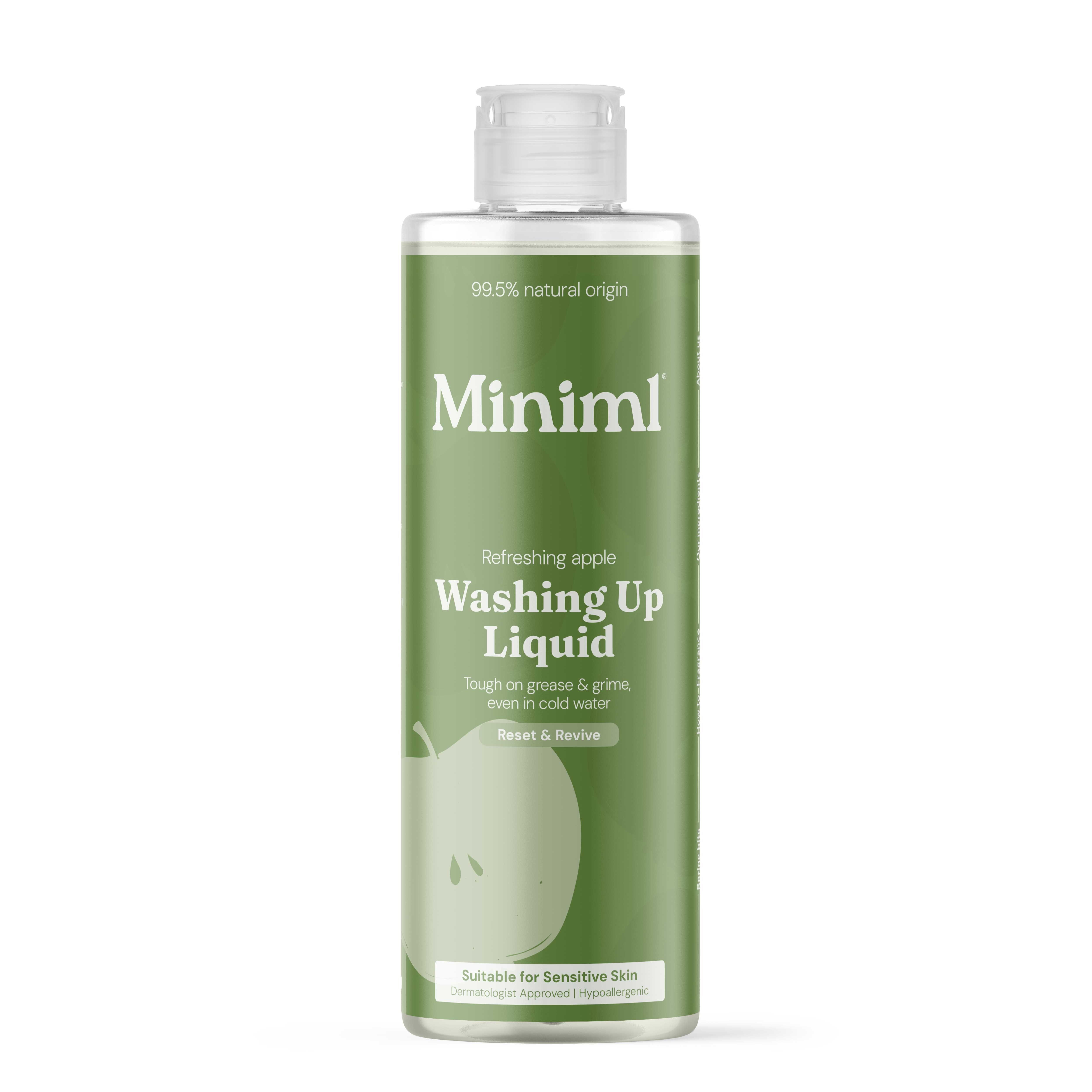 6 x 400ml Washing Up Liquid - Refreshing Apple