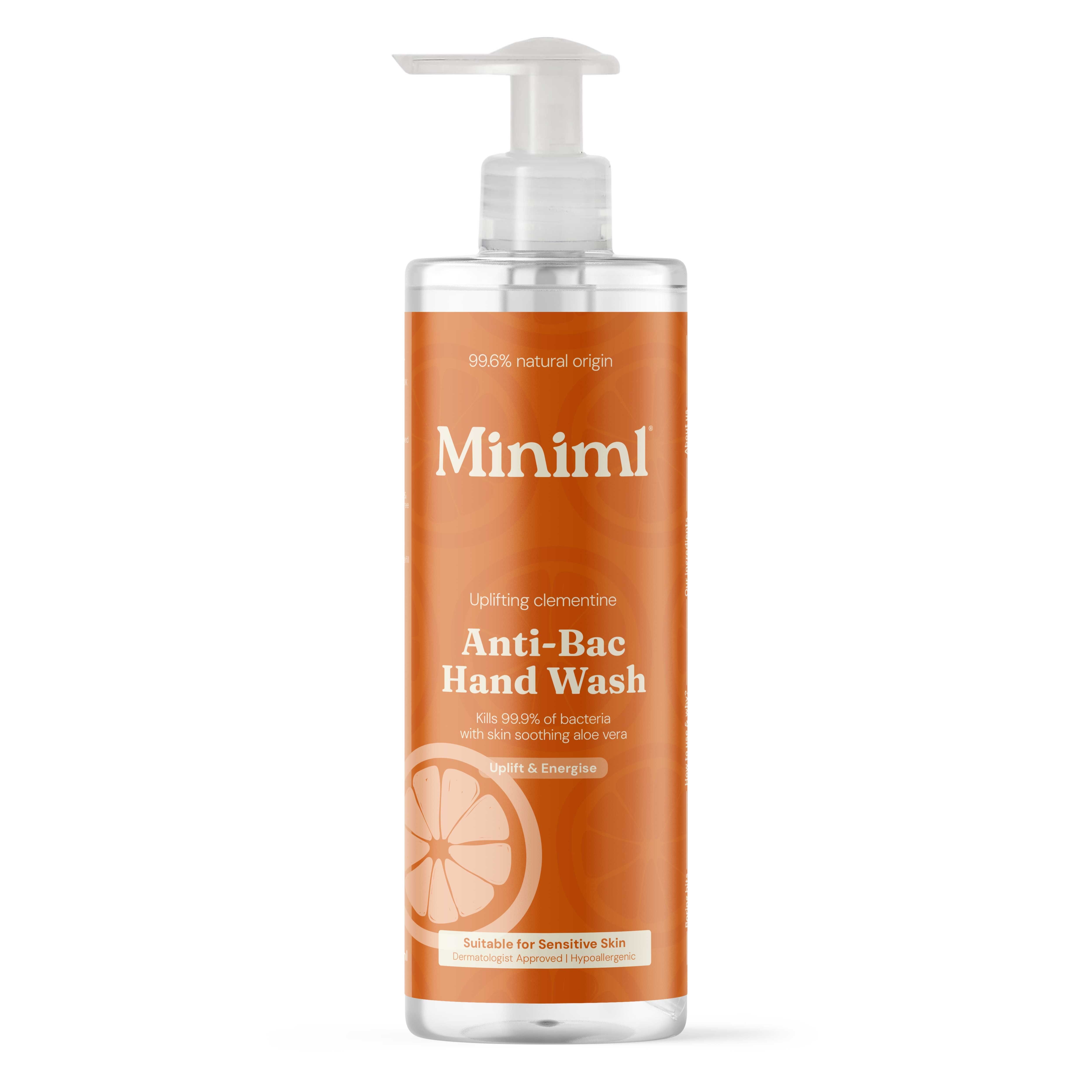 6 x 400ml Anti-Bac Hand Soap - Uplifting Clementine
