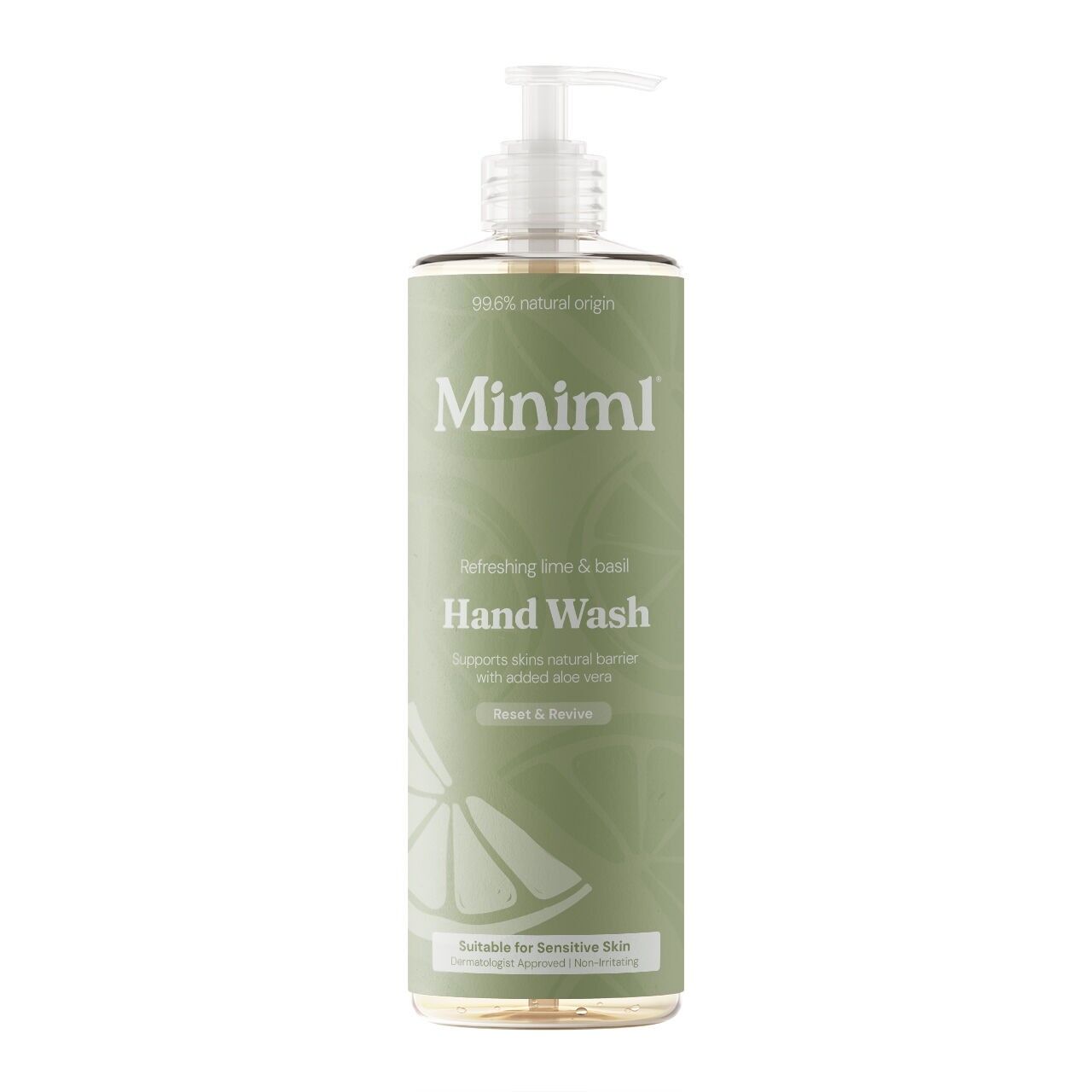 6 x 400ml Hand Soap - Refreshing Lime + Basil