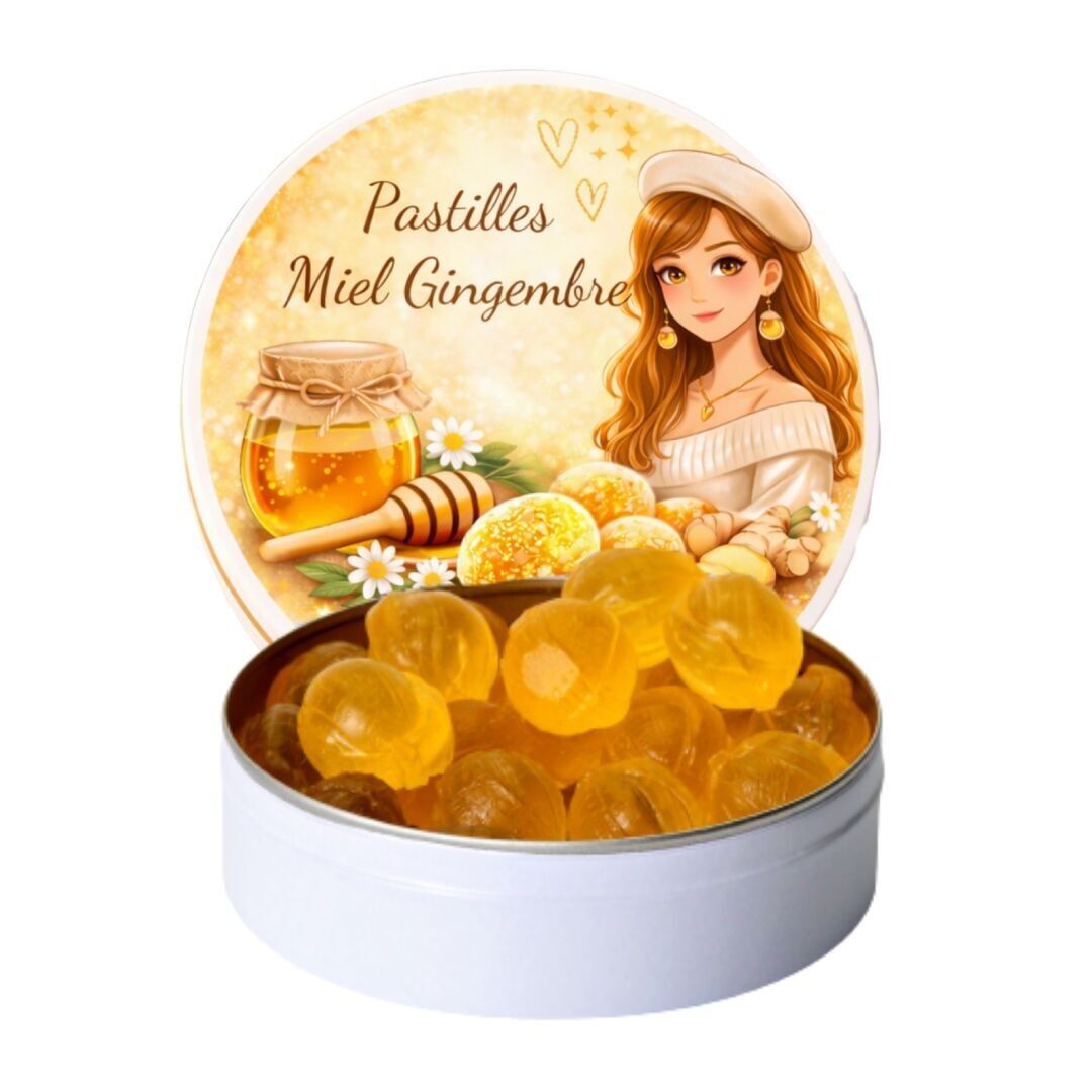 Handmade Sweets | Honey-Ginger Flavor | 45g Box | LOVE Edition