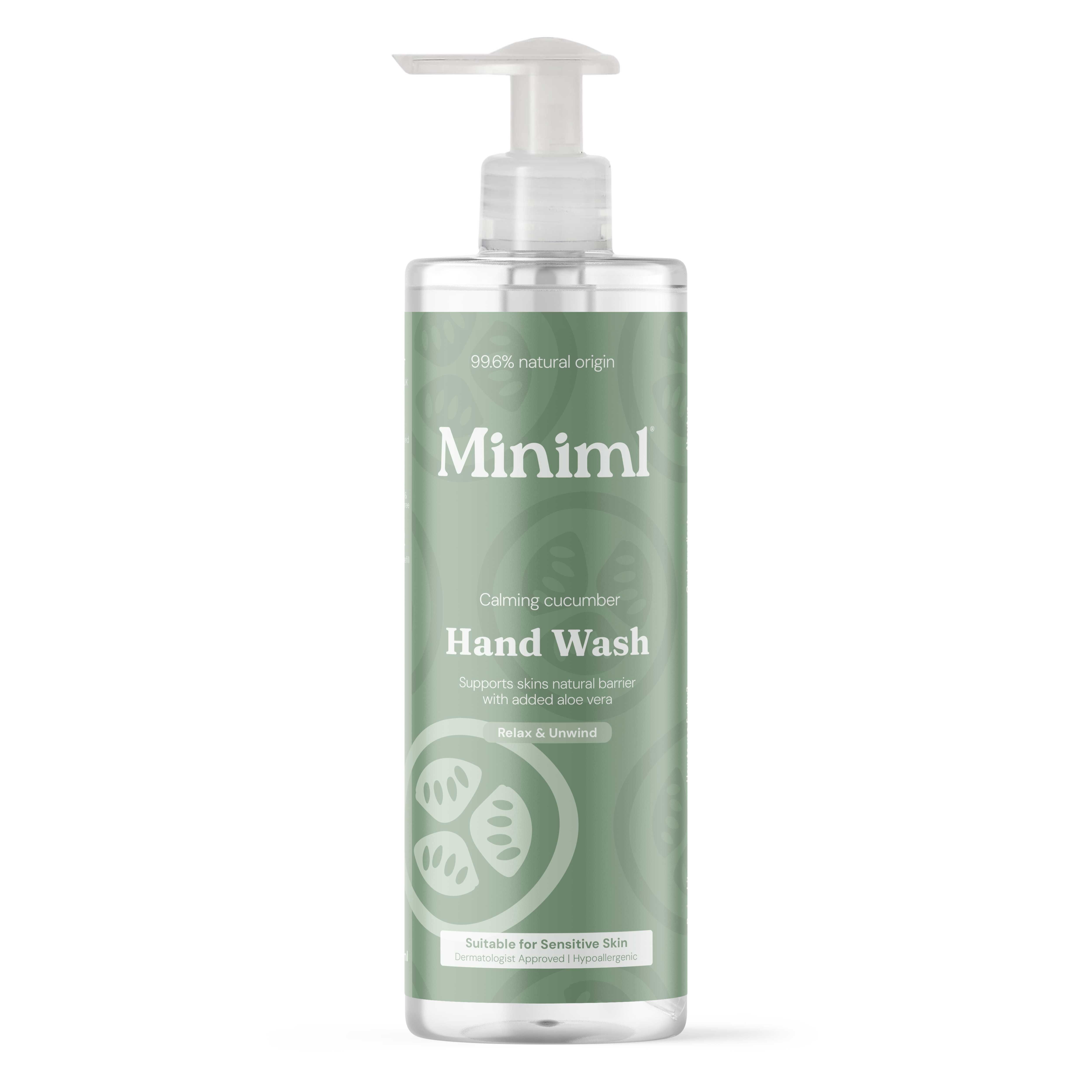 6 x 400ml Hand Soap - Calming Cucumber