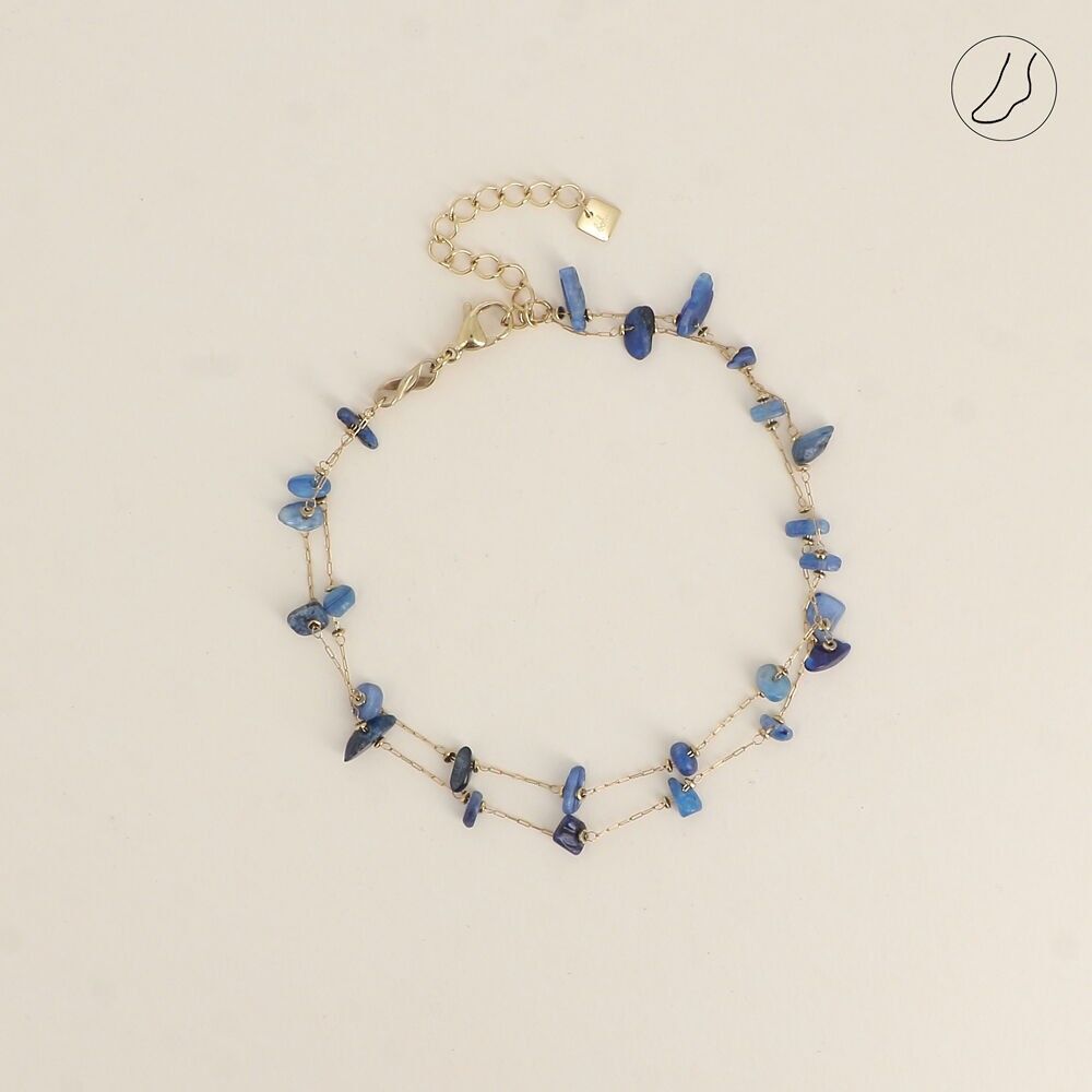 Chevillère - 2 rangs, pierres naturelles