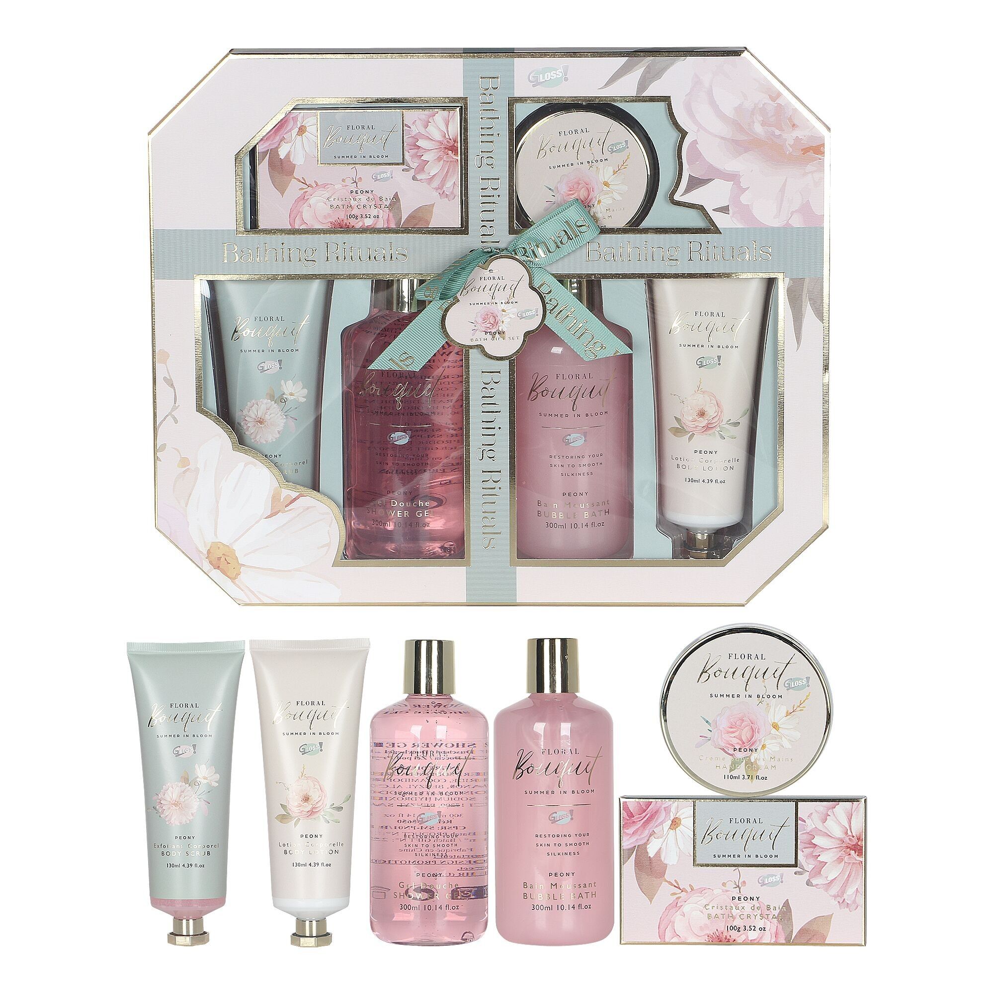 Elegant Lady Pink Wicker Bath Basket