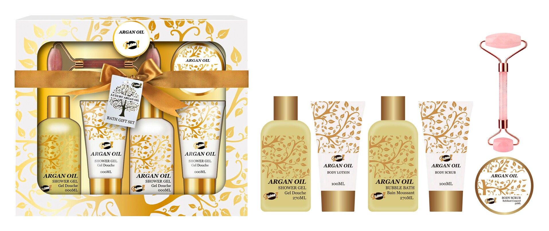 ARGAN OIL - Relaxing Massage Bath Gift Set
