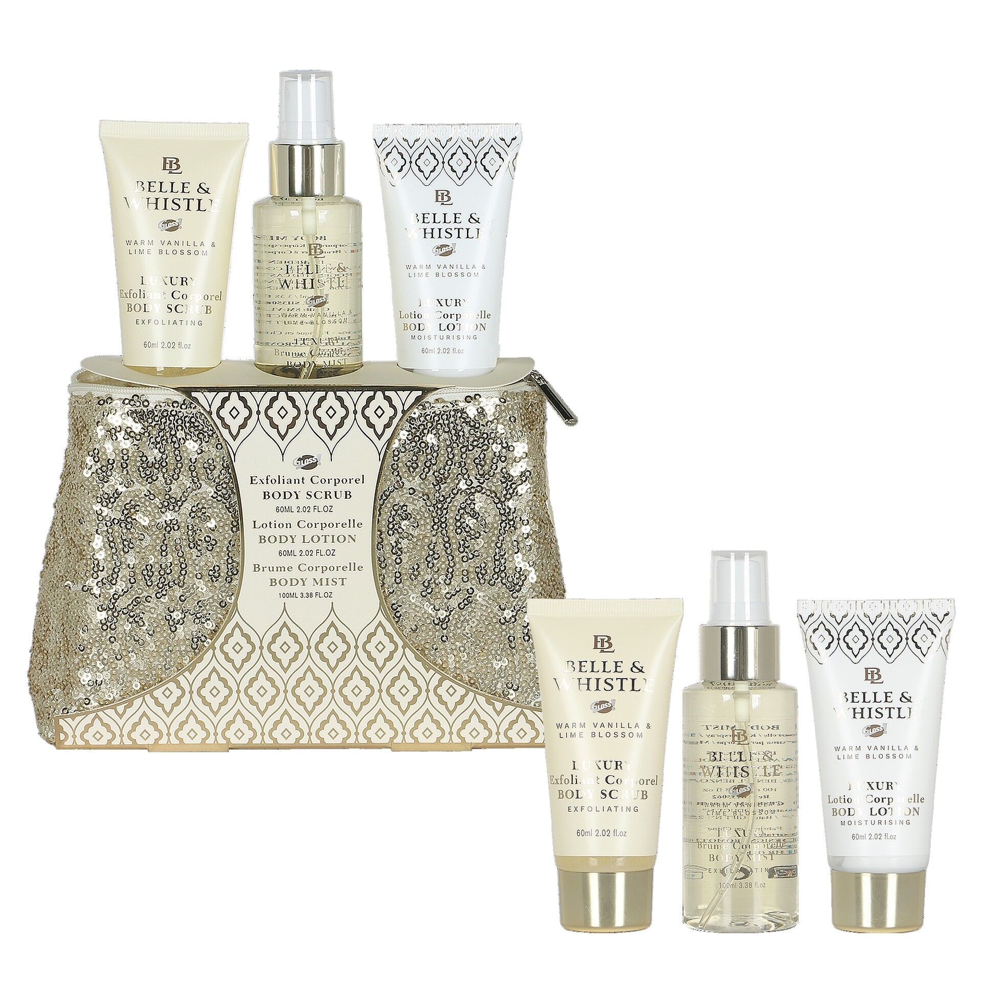 Belle & Whistle Gold - Trousse de Bain