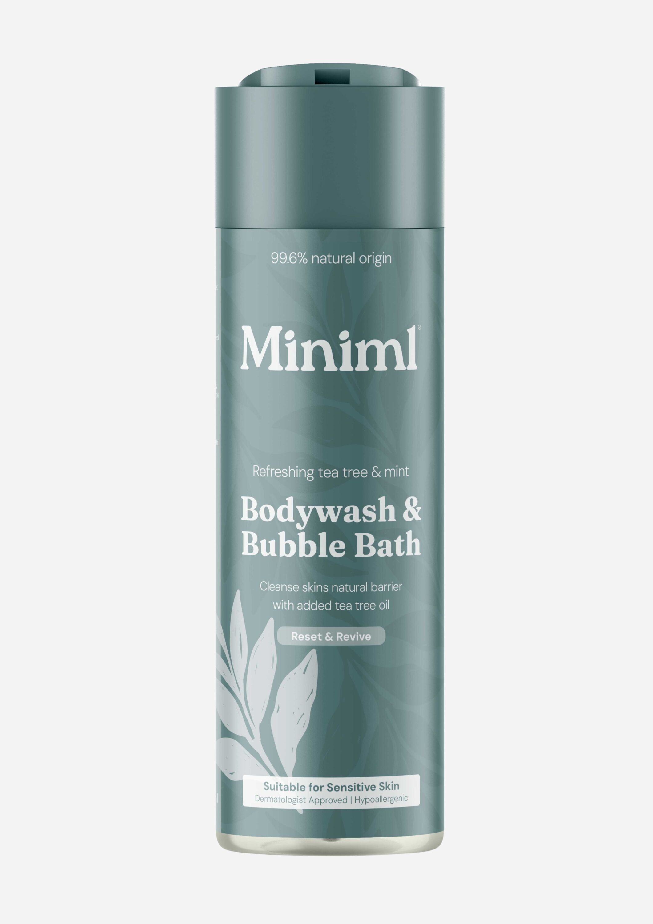 6 x 400ml Bodywash + Bubblebath - Refreshing Tea Tree + Mint