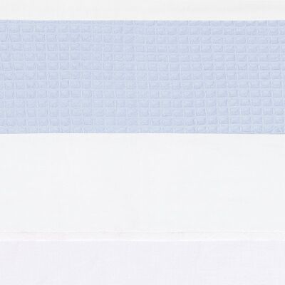 ledikantlaken Piqué bleu 100x150
