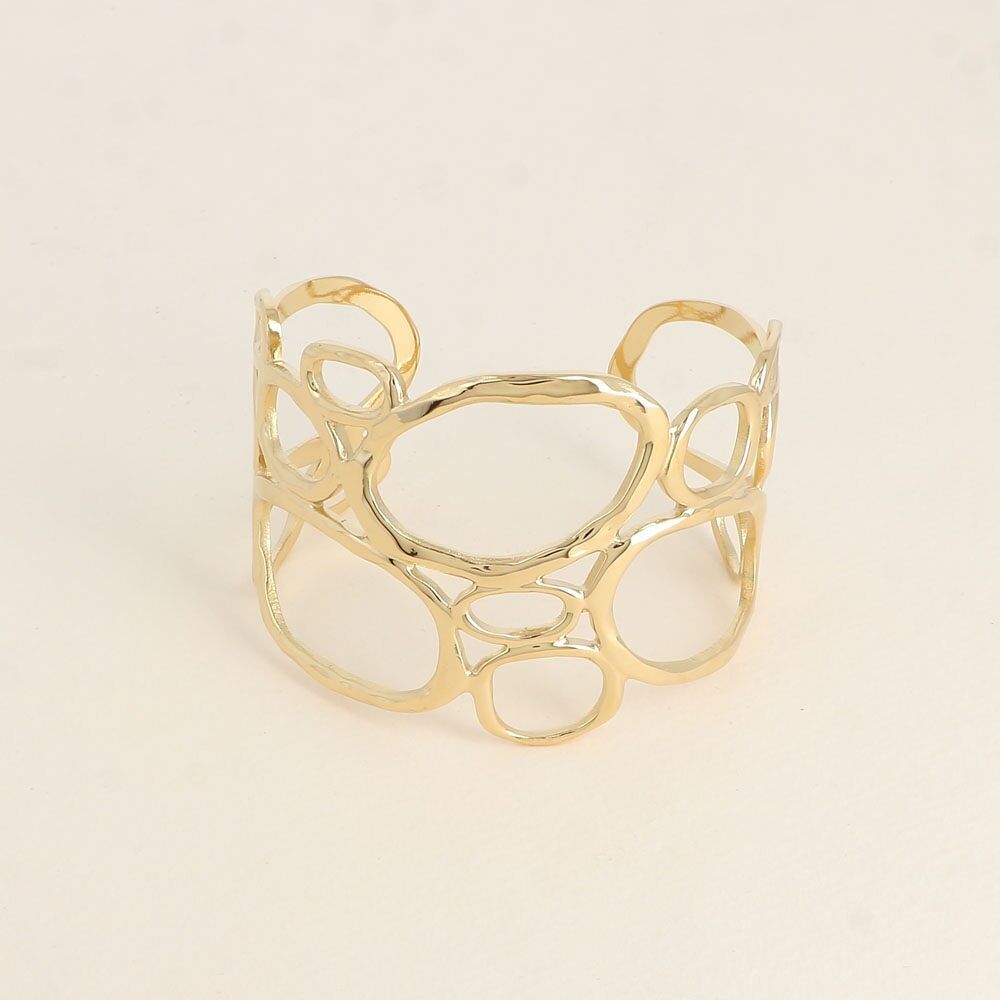 Manchette - forme bulles ajourées