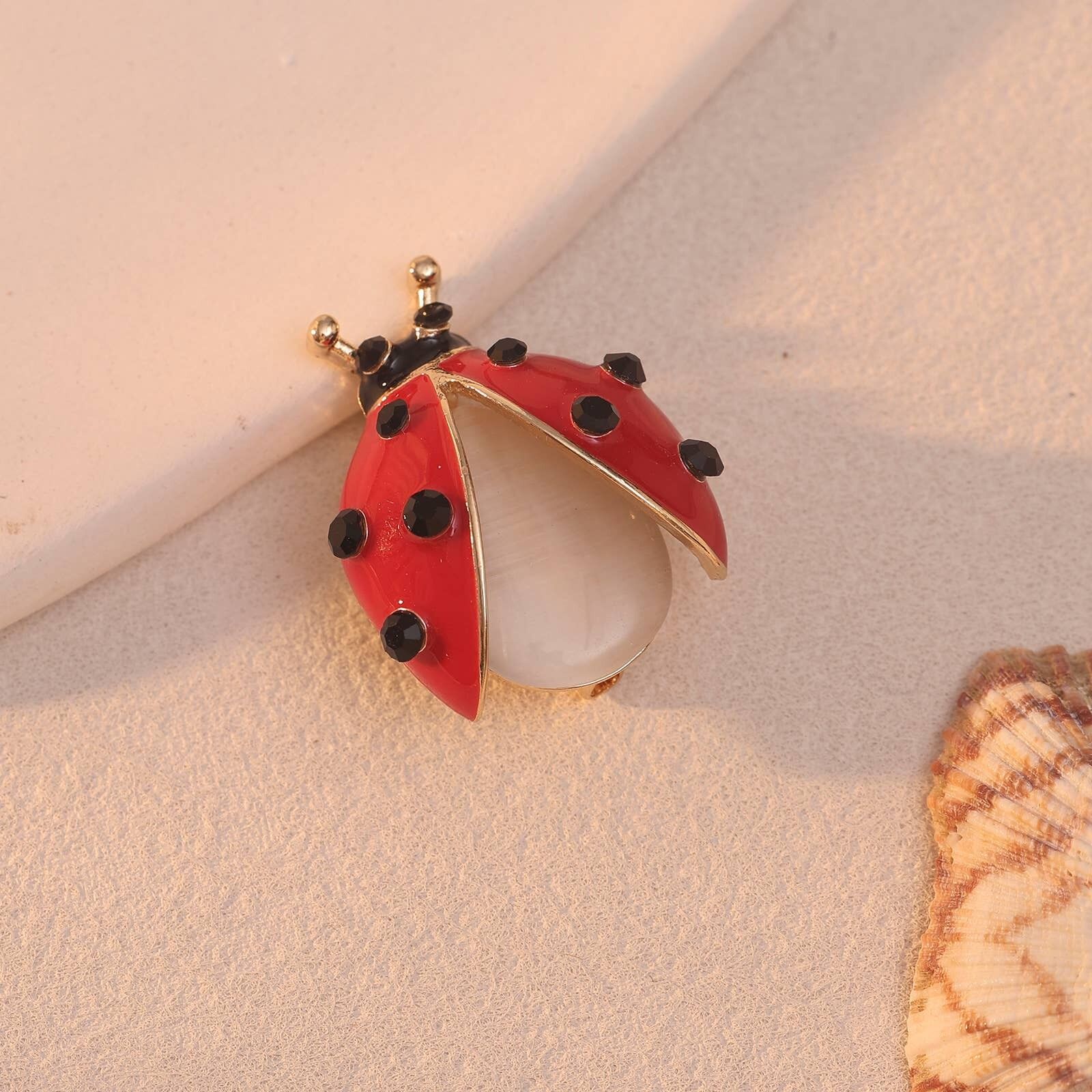 Ladybug Brooch