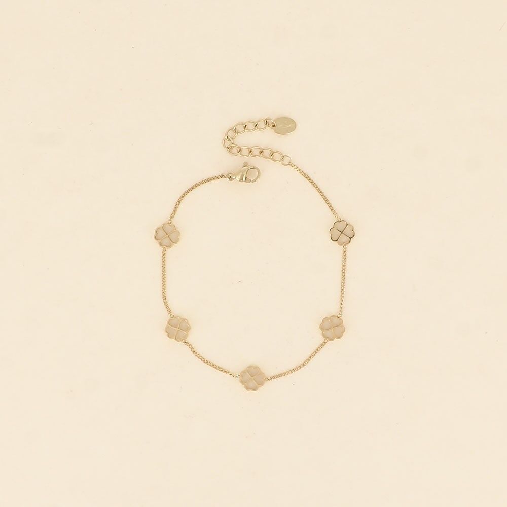 Bracelet - trèfles ajourés