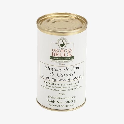 Mousse de foie de canard "boîte cylindrique"