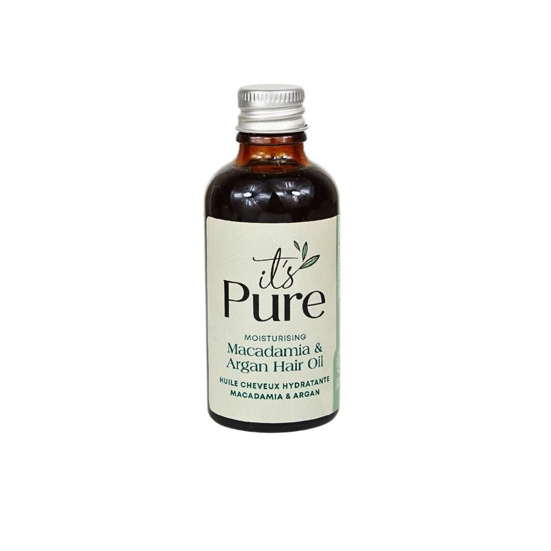 It's Pure Macadamia & Argan Moisturising Hair Oil 50ml