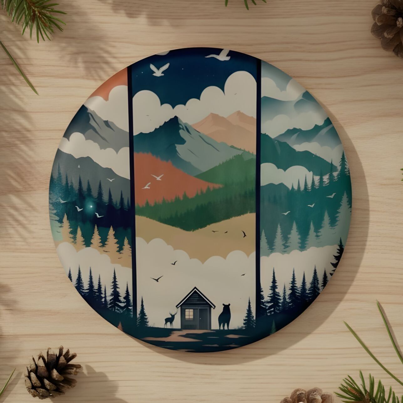 Coaster (10cm diameter) - Escape Landscape - Coaster