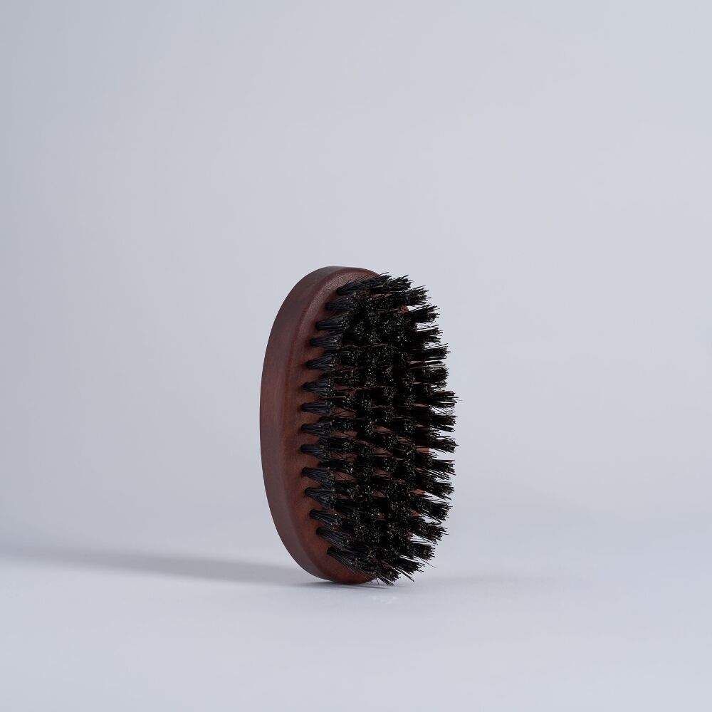 Spazzola per barba in legno di pero - 100% cinghiale