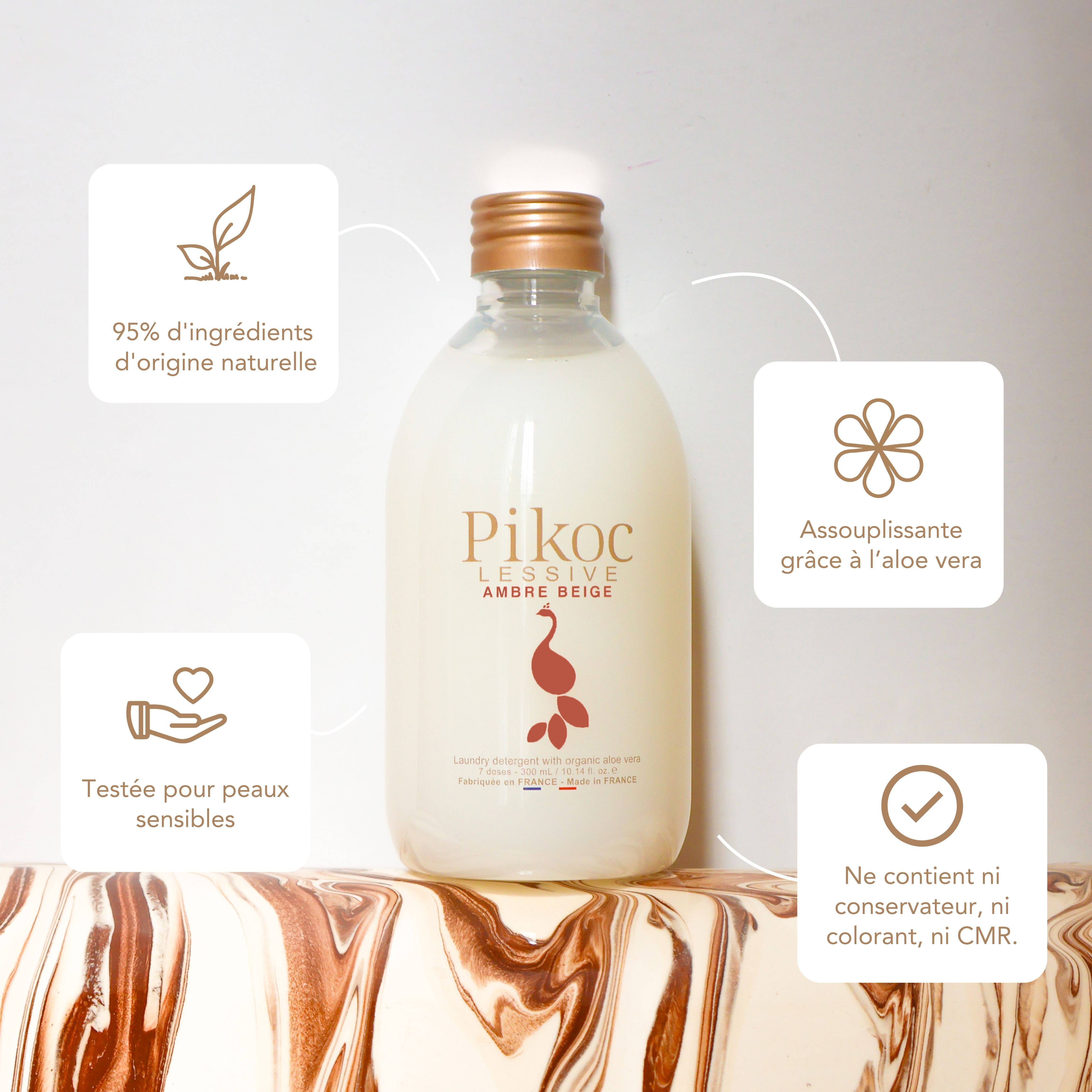 Lessive Ambre Beige 300mL