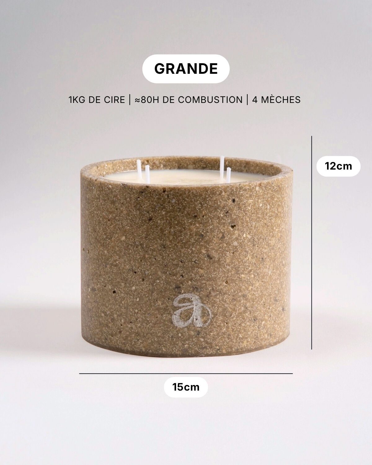 Rochelaise scented candle (1kg) - Gift - summer
