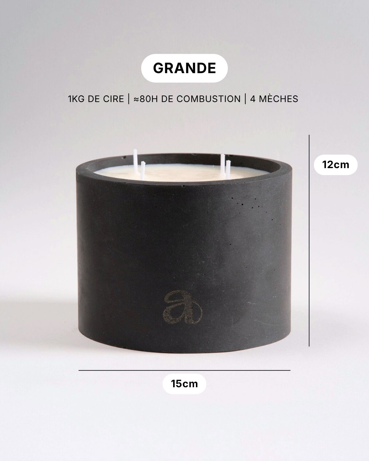 Oud Wood Scented Candle (1kg) - Gift - Summer