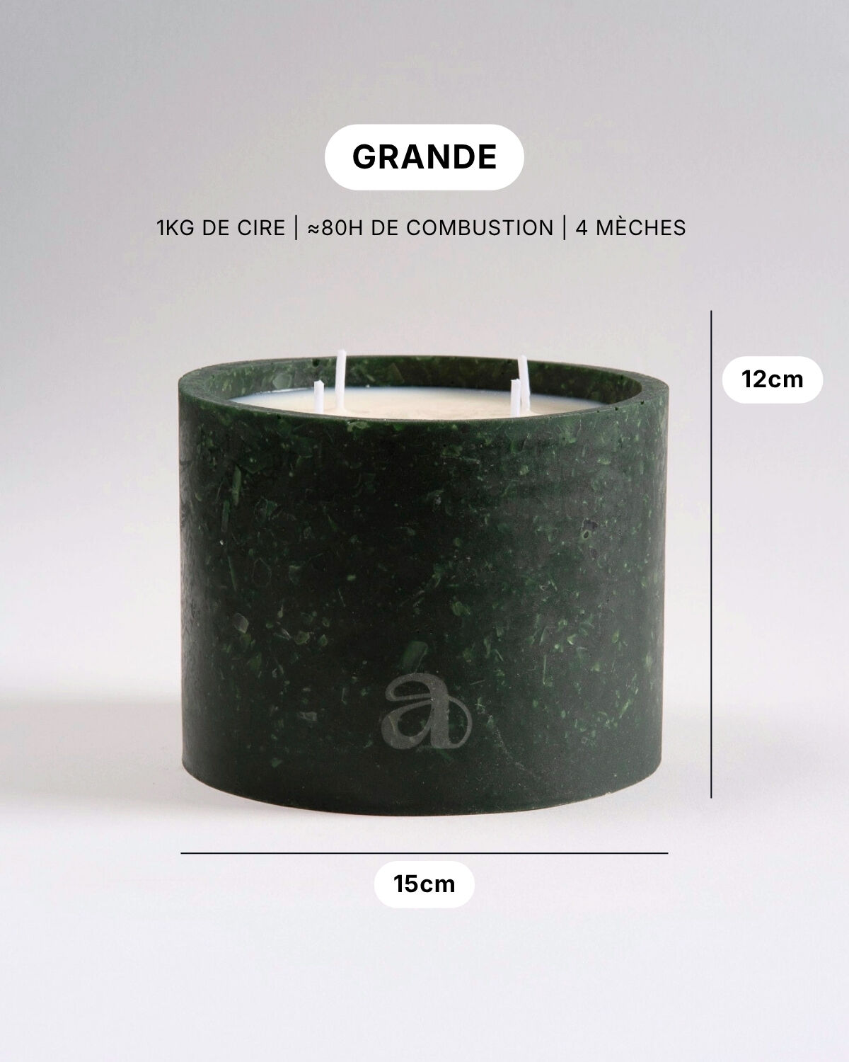 Forest scented candle (1kg) - Gift - summer