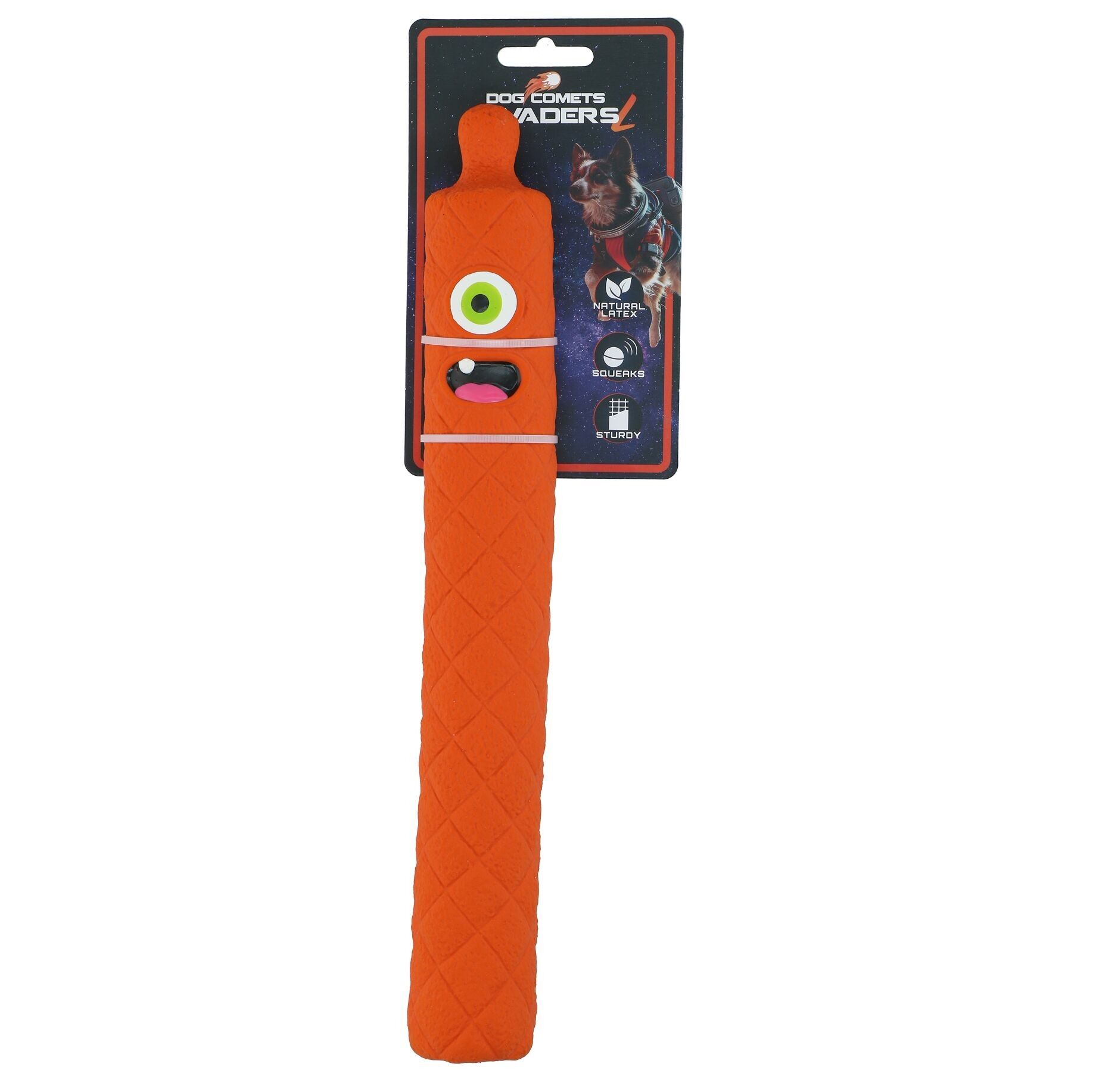 Cometas para perros Látex Invasores Naranja L