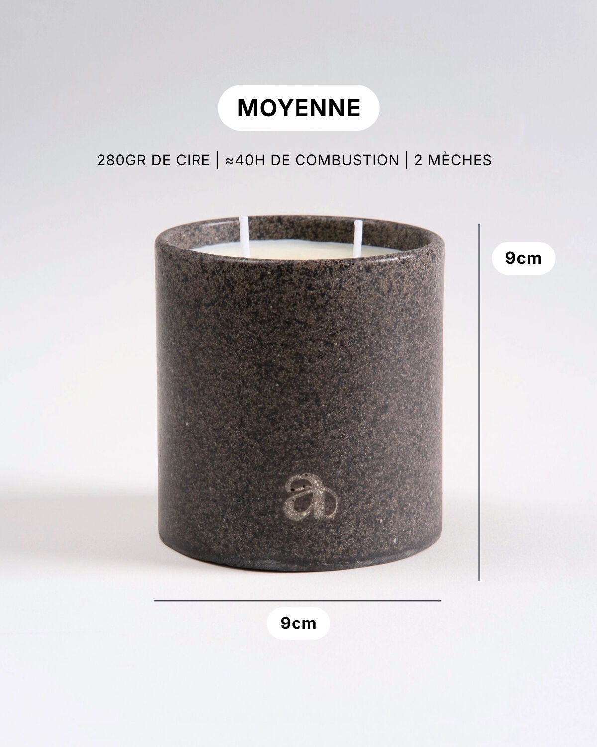 Bougie parfumée Thé noir (280gr) - Cadeau - été