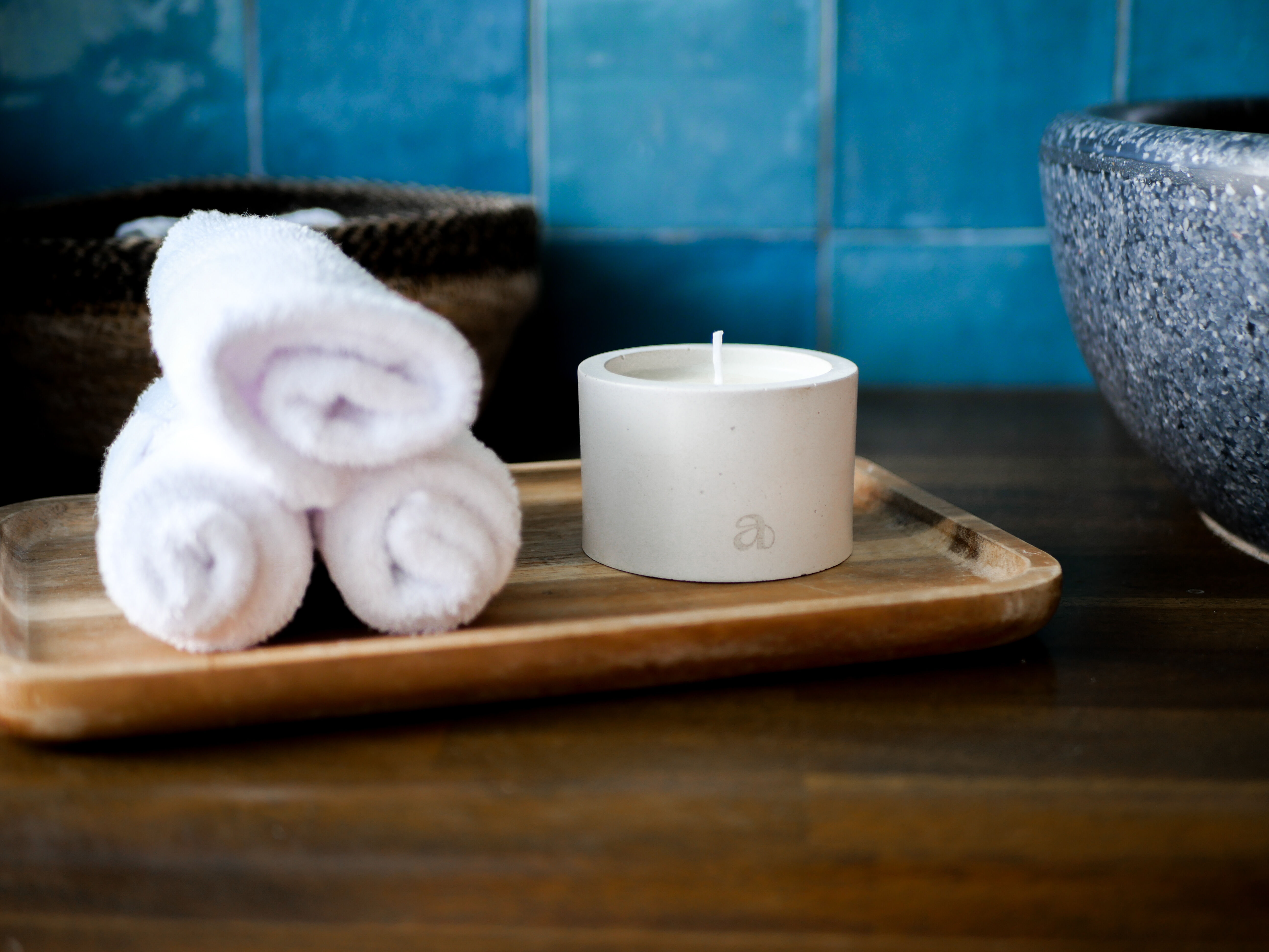 White Musk Scented Candle (110g) - Gift - Summer