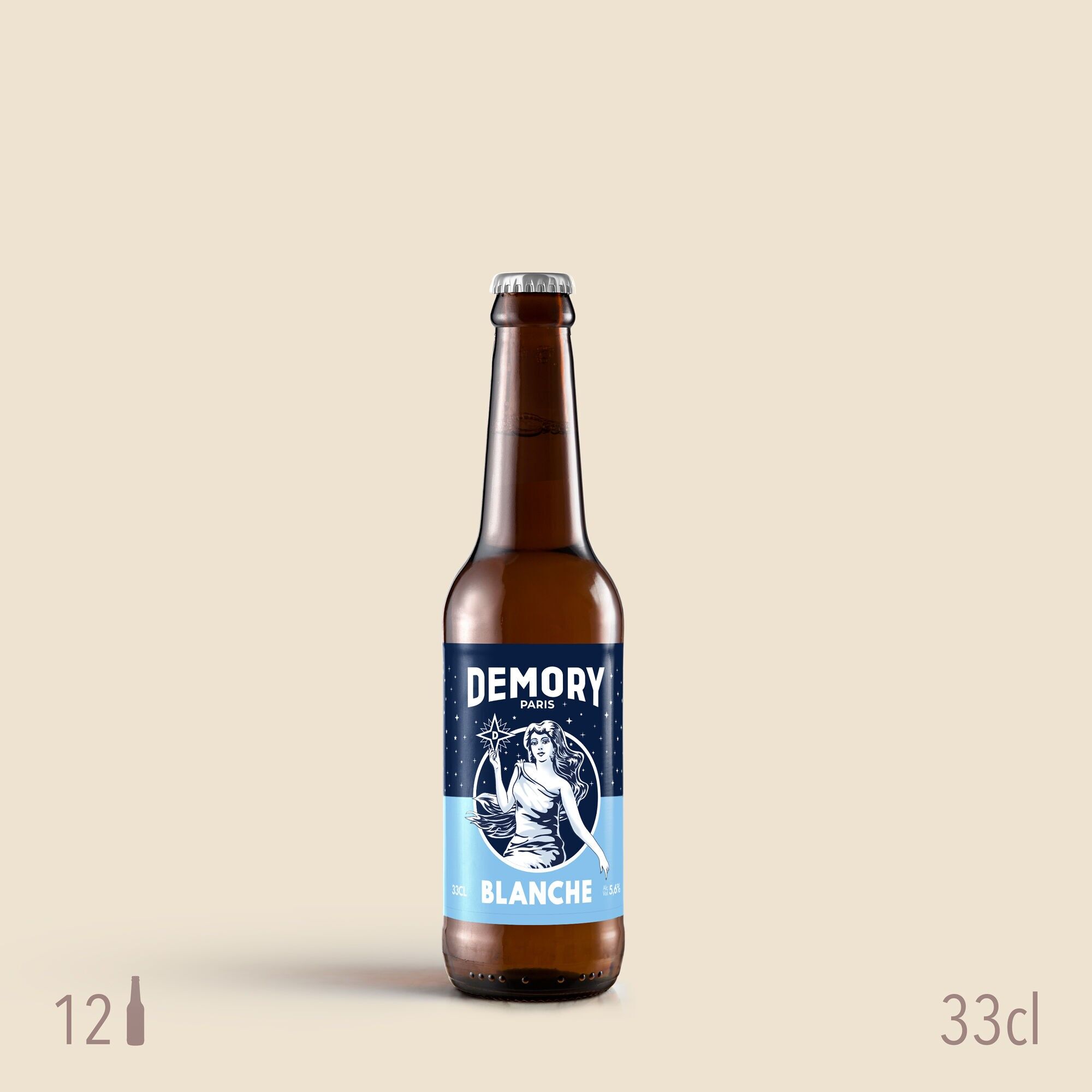 Bière artisanale - Blanche - 5,6% - 33cl