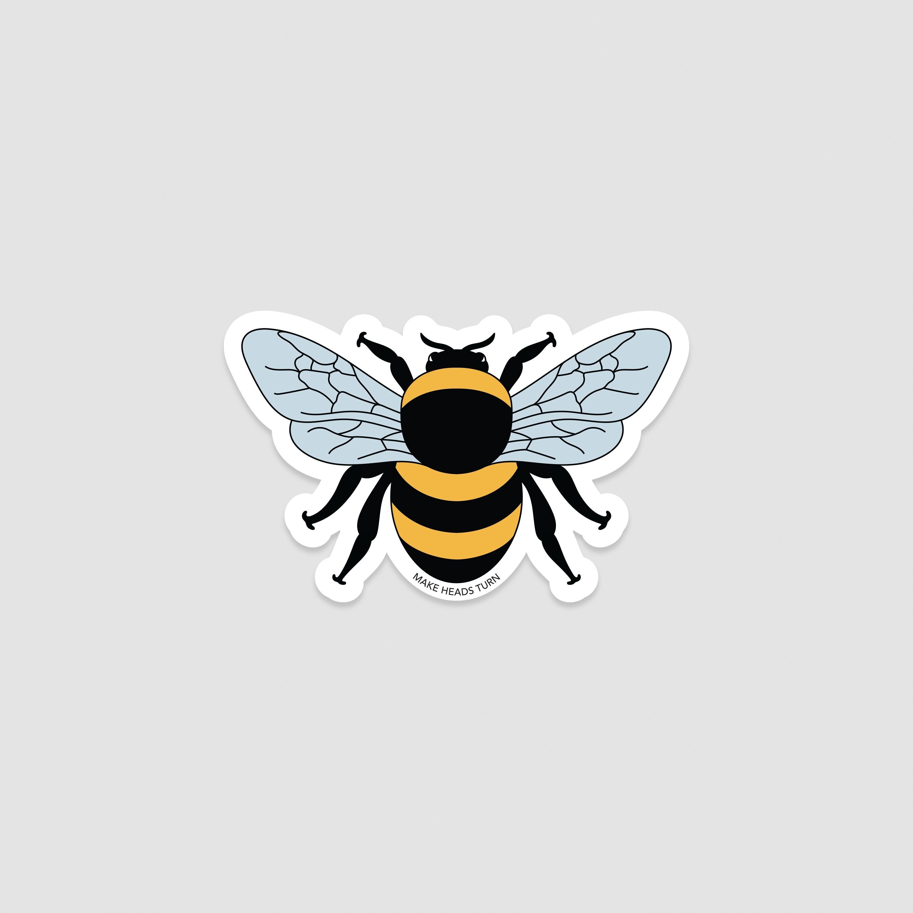 Ausgestanzter Aufkleber „Hummel“