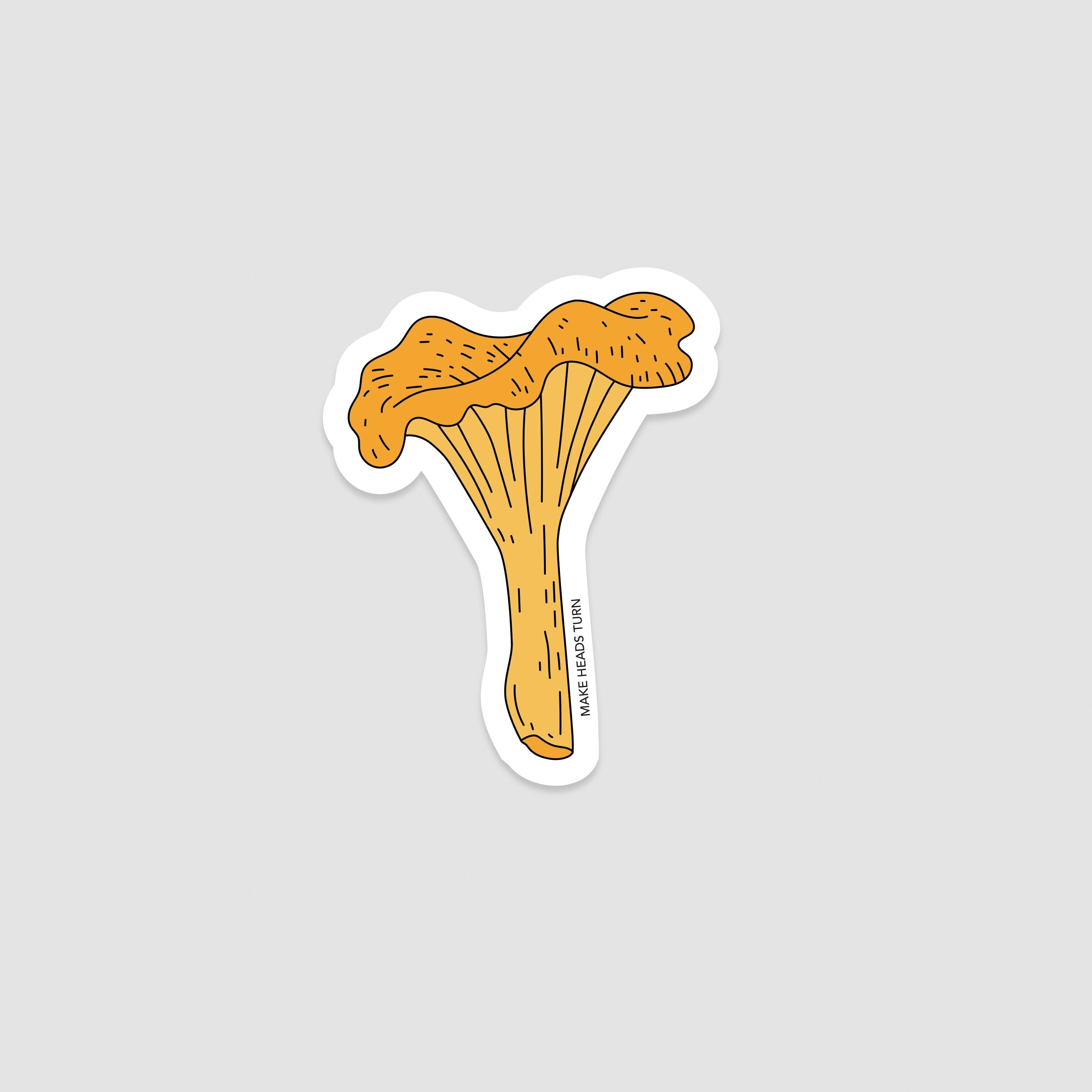 Ausgestanzter Aufkleber "Chanterelle"