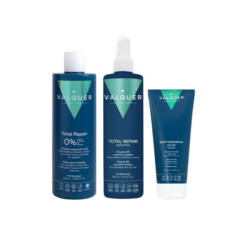 Haarreparatur-Set – Komplette Pflegeroutine für geschädigtes Haar