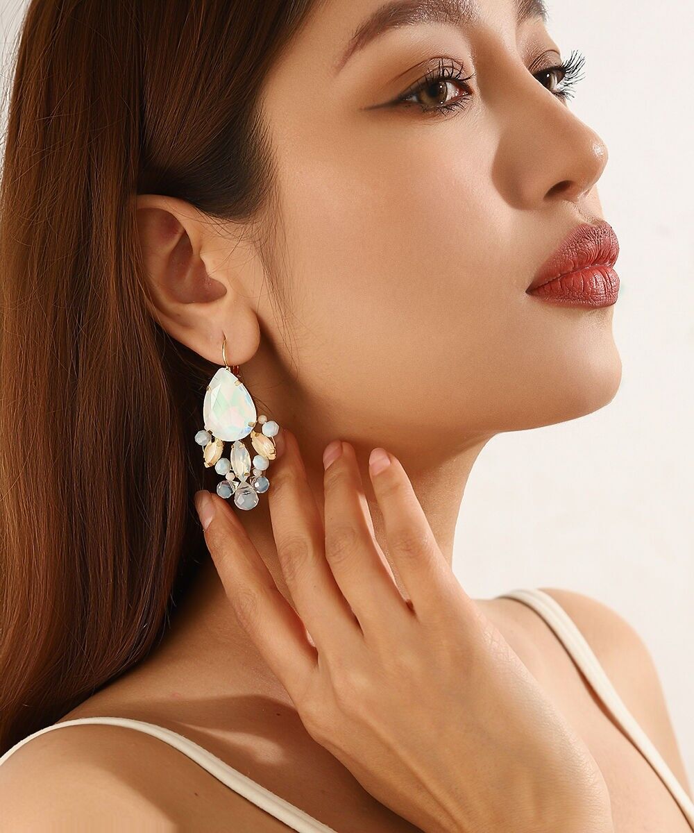 Boucles d’oreilles dormeuses goutte XL – 26PEBOL005